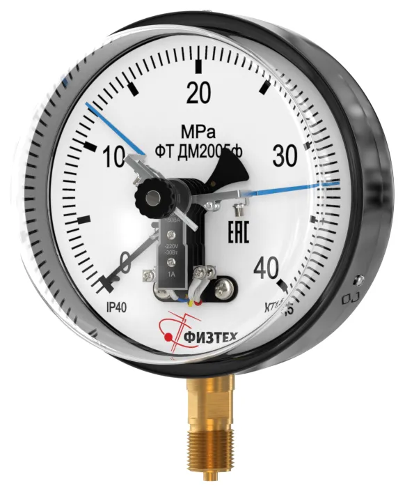 Вакуумметры, мановакуумметры, манометры электроконтактные ДВ2005ф, ДА2005ф, ДМ2005ф (Диаметр: 160 мм)