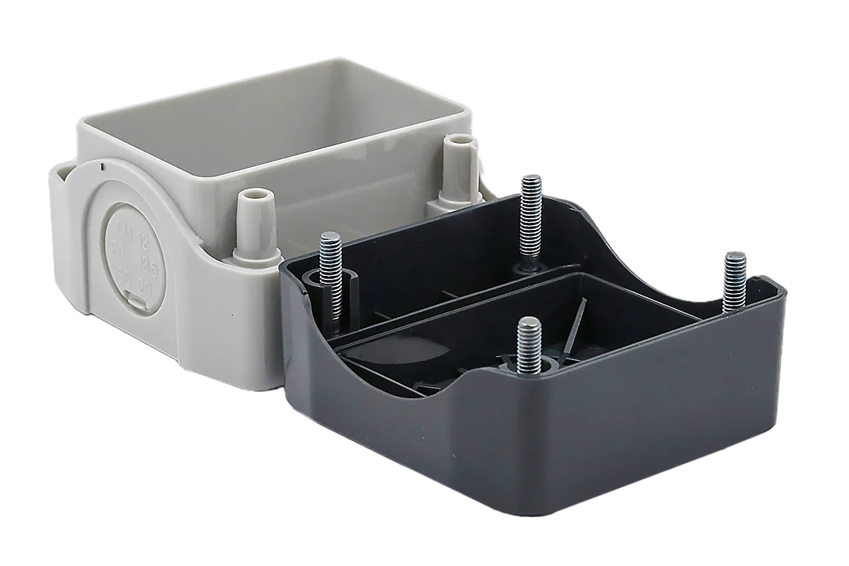 Корпус кнопочного поста, 1 место, серый, IP67