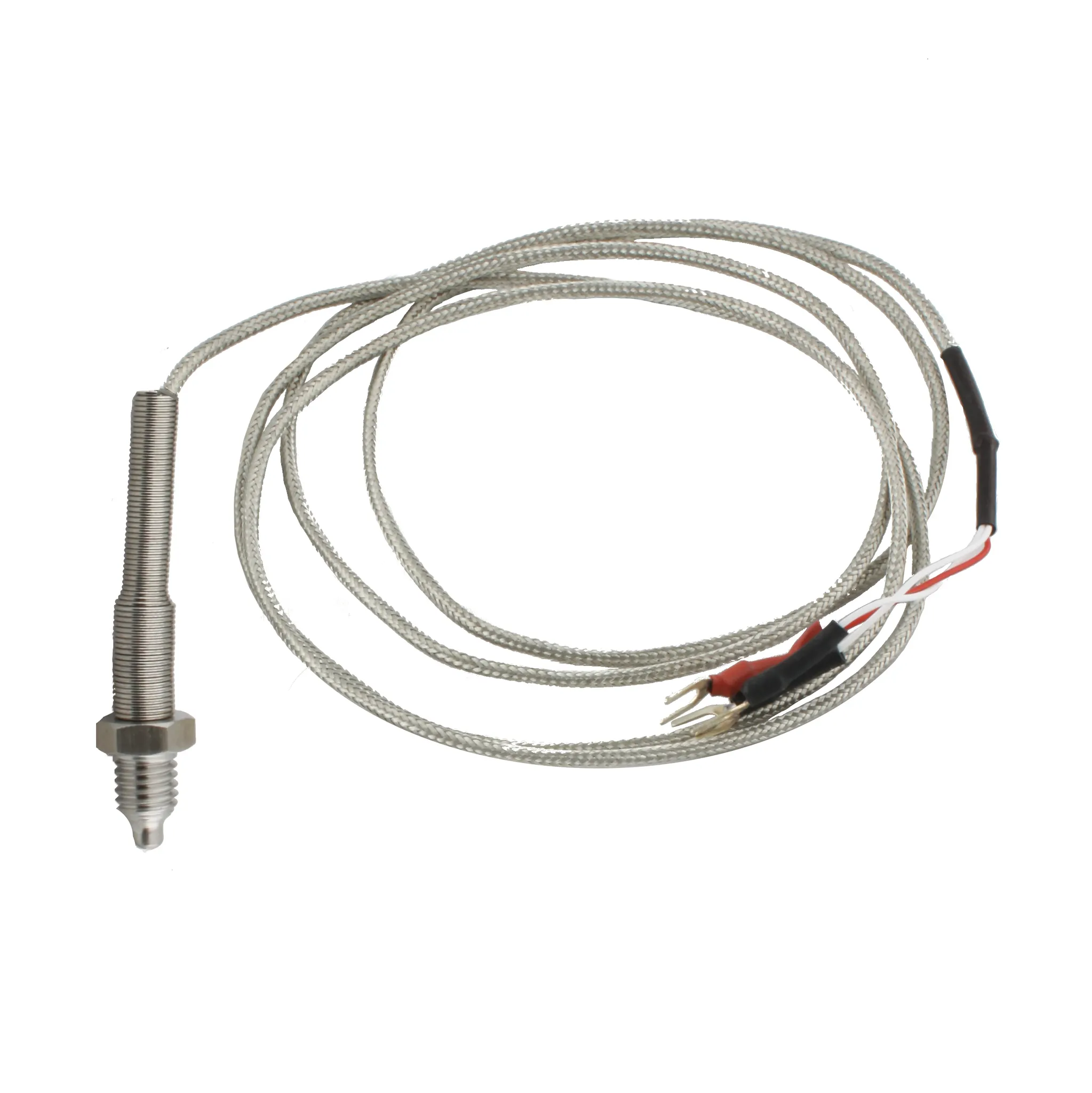 INNOCONT Датчик температуры с кабелем, исполнение V, спай Pt100, резьба М10x1,5, длина кабеля 1,5м TS-W-V-Pt100-1,5-M10x1,5