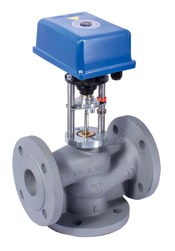 Клапаны регулирующие трехходовые ВКТР