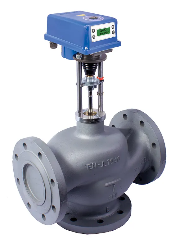 Клапан-регулятор температуры для отопления и ГВС с ЭИМ ВЭП-2ХХ