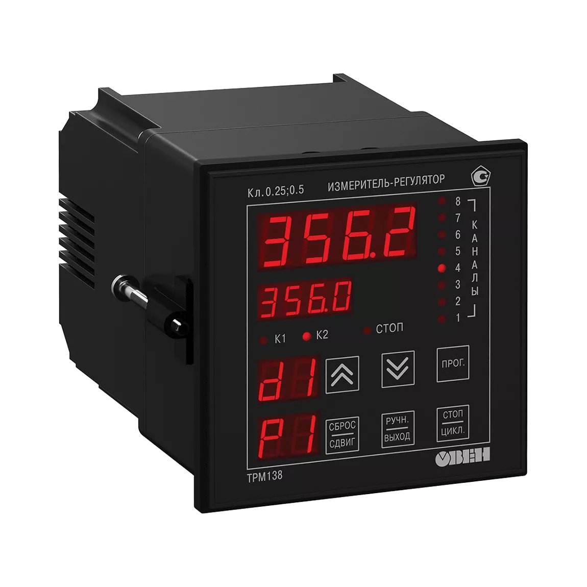 ТРМ138 цифровой терморегулятор восьмиканальный с двухпозиционным управлением и RS-485