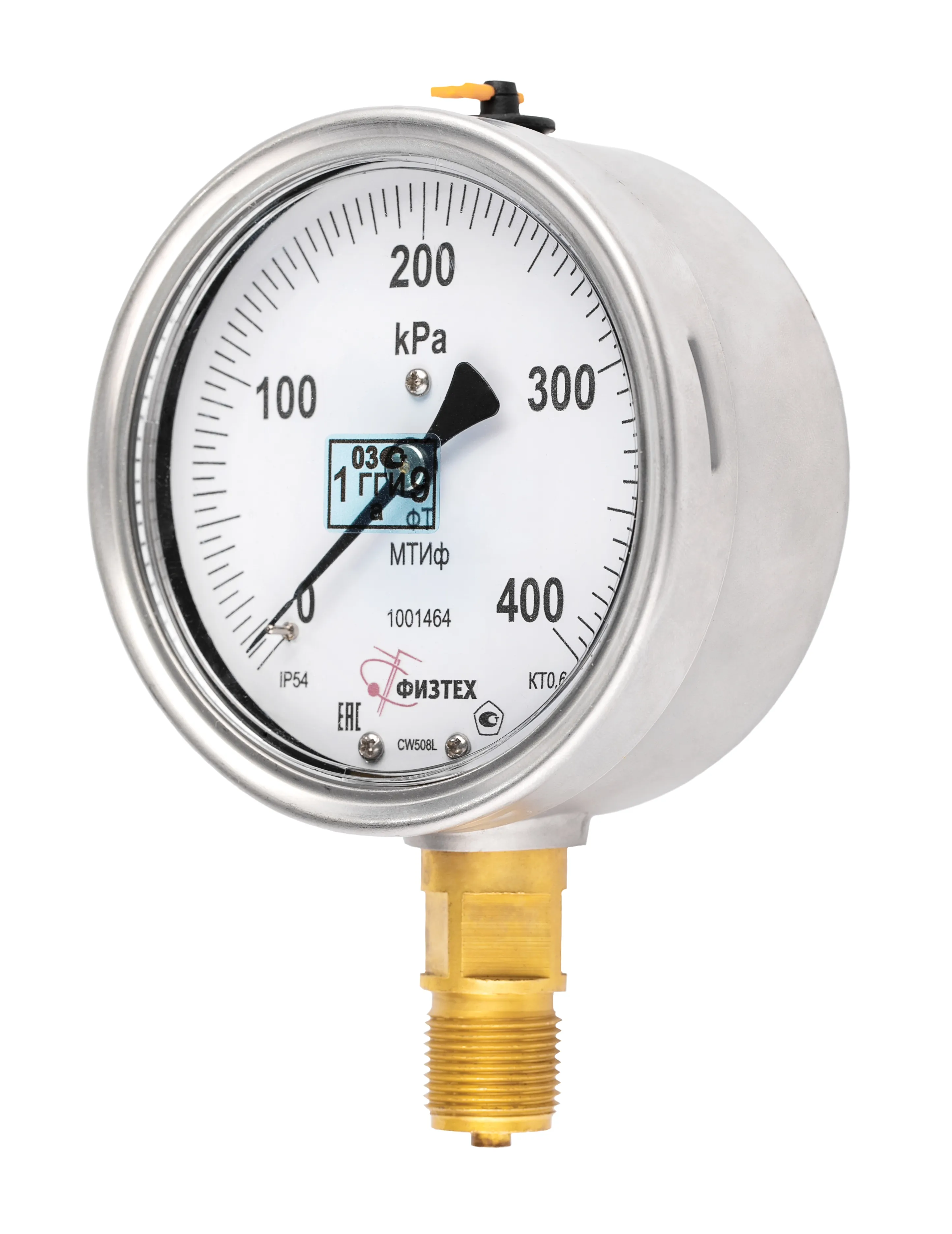 Вакуумметры, мановакуумметры, манометры точных измерений ВТИф, МВТИф, МТИф d.100 Без корр."0"