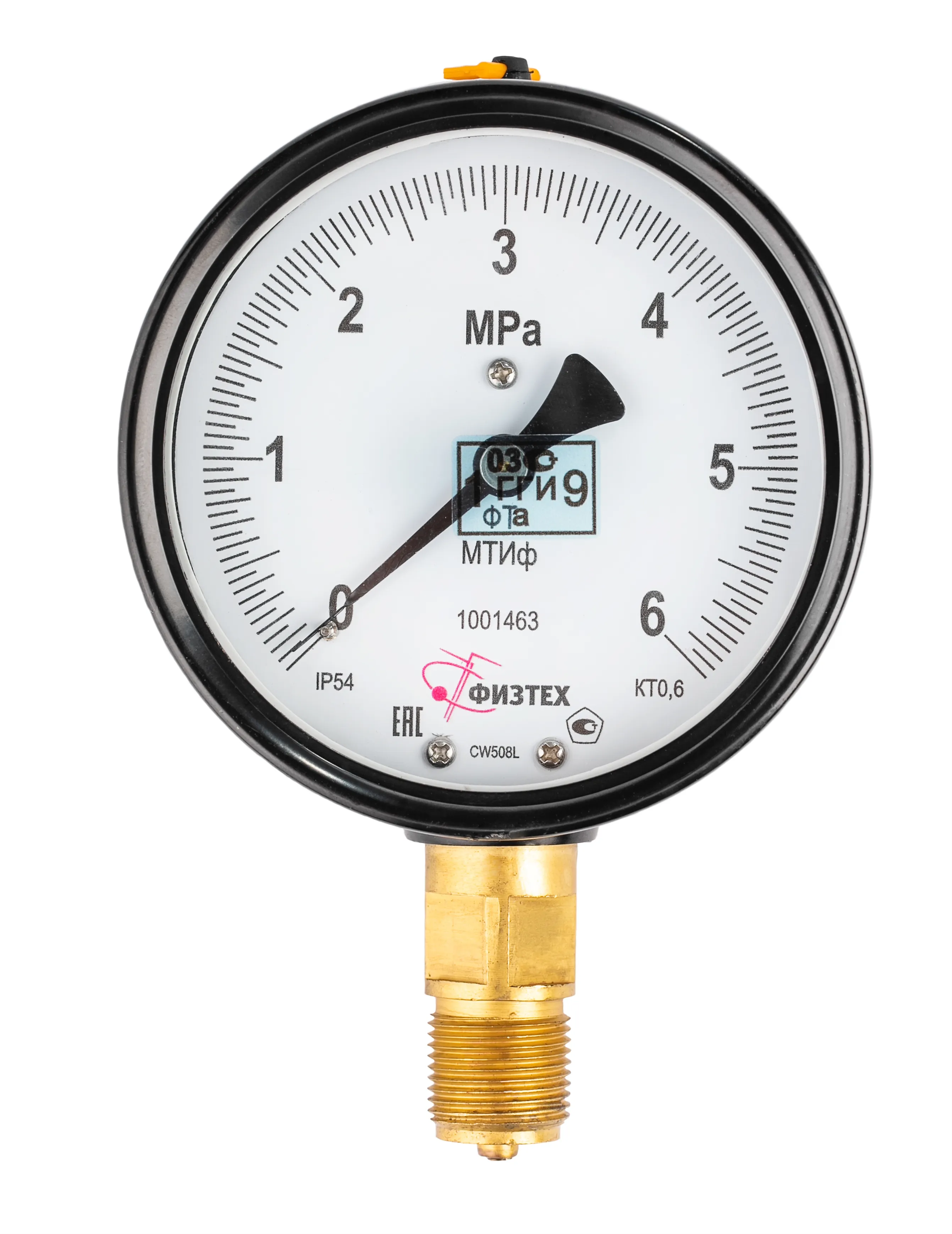 Вакуумметры, мановакуумметры, манометры точных измерений ВТИф, МВТИф, МТИф d.100 Без корр."0"