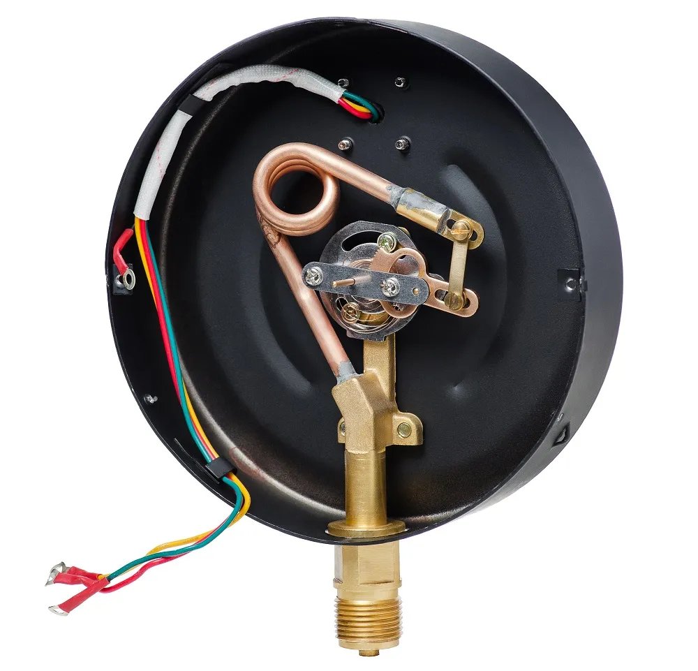 Вакуумметры, мановакуумметры, манометры электроконтактные пылевлагозащищенные ДВ2005ф, ДА2005ф, ДМ2005ф IP53 (Диаметр: 160 мм)