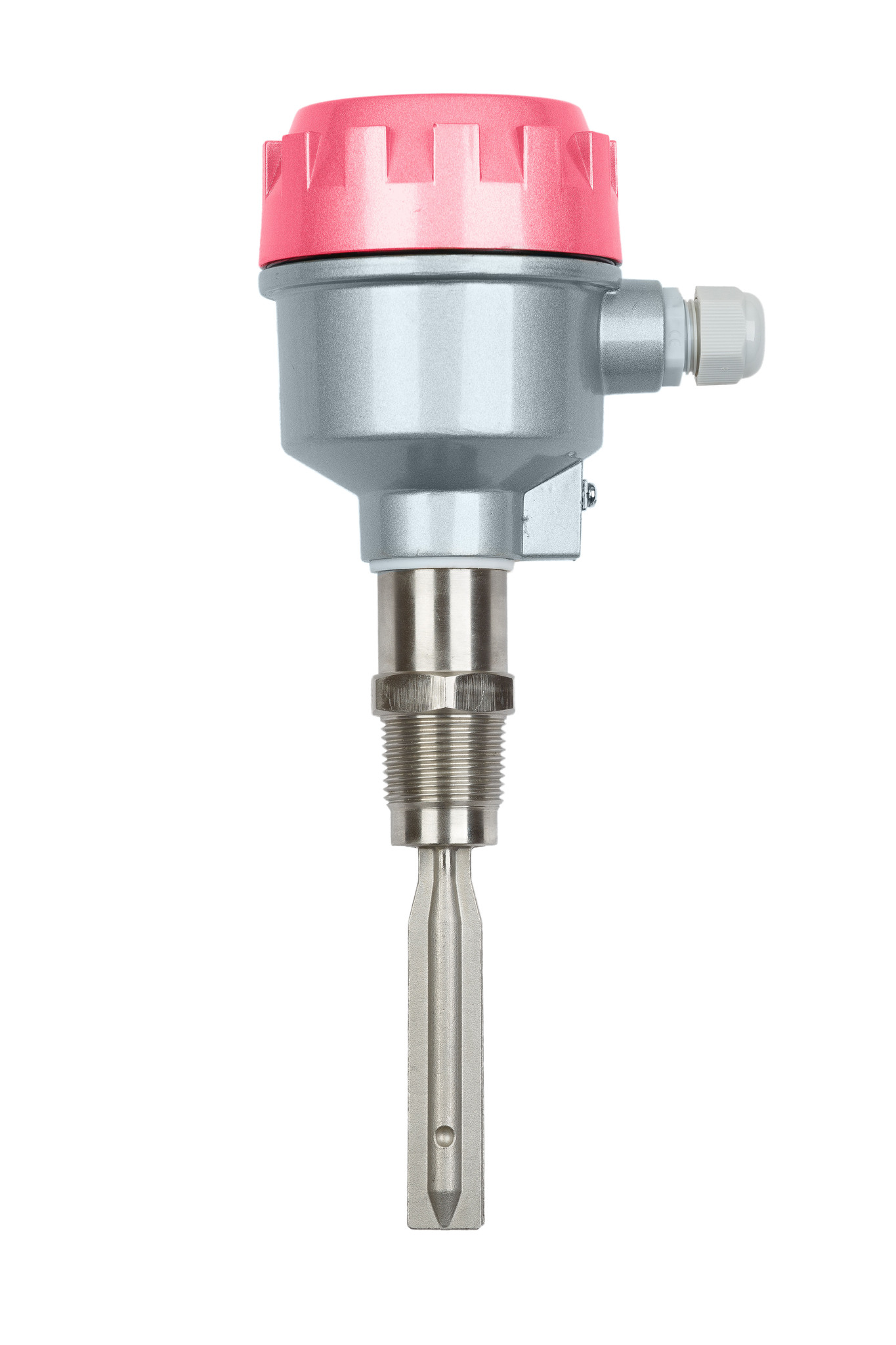 Вибрационный датчик предельного уровня жидкостей в алюм. корпусе, -30 +80 С, Pmax=20 bar, 220 VAC, IP 65, соединение- резьба 1" PT, нерж. сталь, удлинение 4000 мм, нерж. сталь, 2 релейных выхода