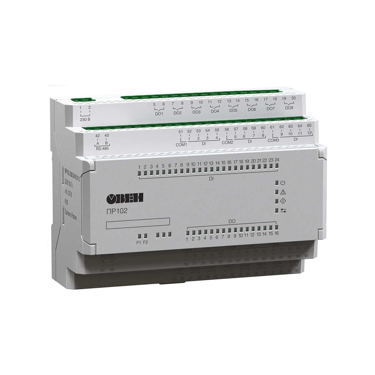 ПР102 программируемое реле на 40 каналов ввода/вывода с возможностью расширения входов/выходов