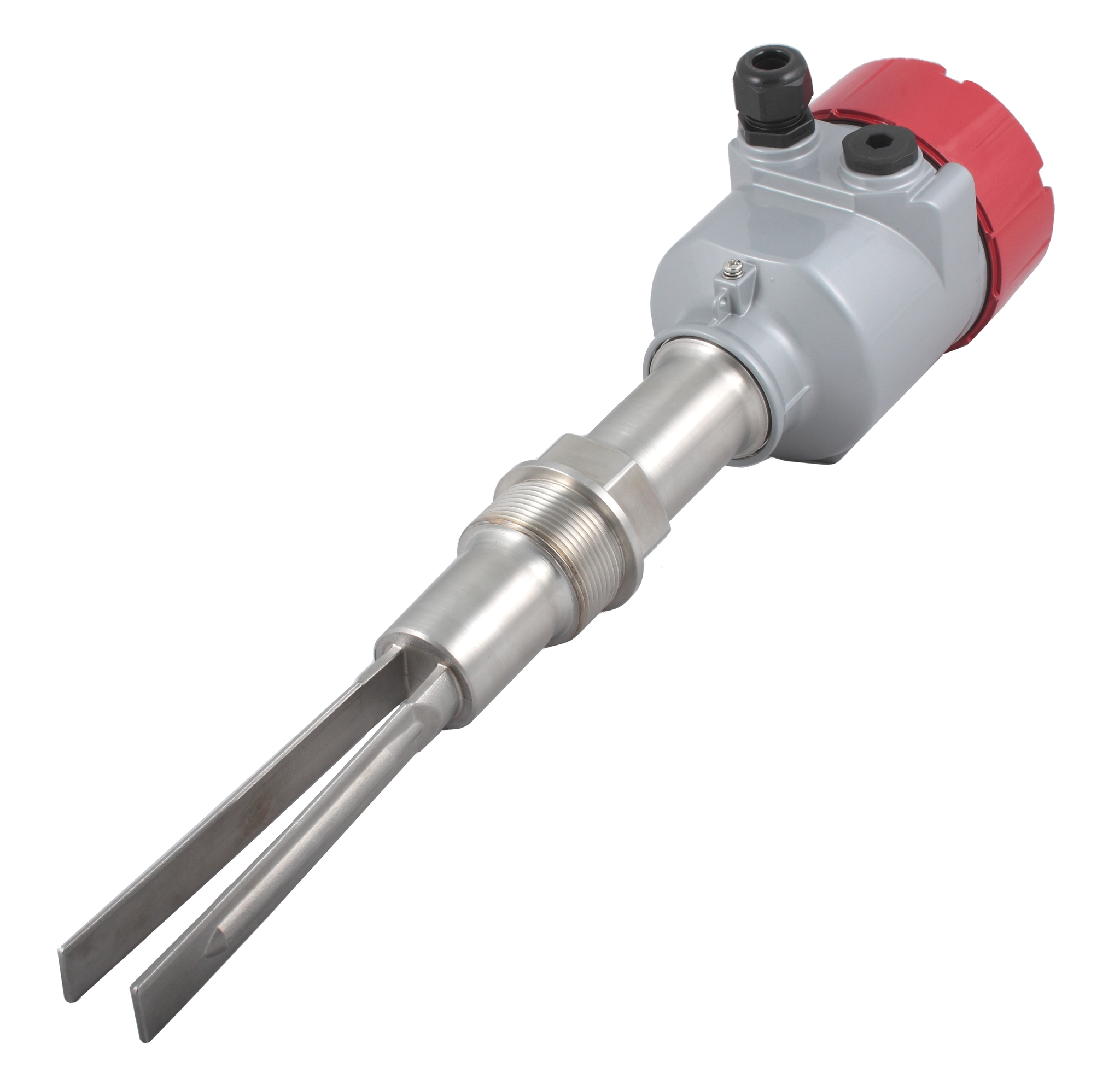 Вибрационный датчик предельного уровня сыпучих материалов в алюм. корпусе, -40 +150 С, Pmax=10 bar, 22-265 VAC - 20-46 VDC, IP 67, чувств. от 10 г/л, соединение- резьба G 1 1/2", нерж. сталь 304, удлинение 1700 мм, нерж. сталь 304, выход- реле DPDT