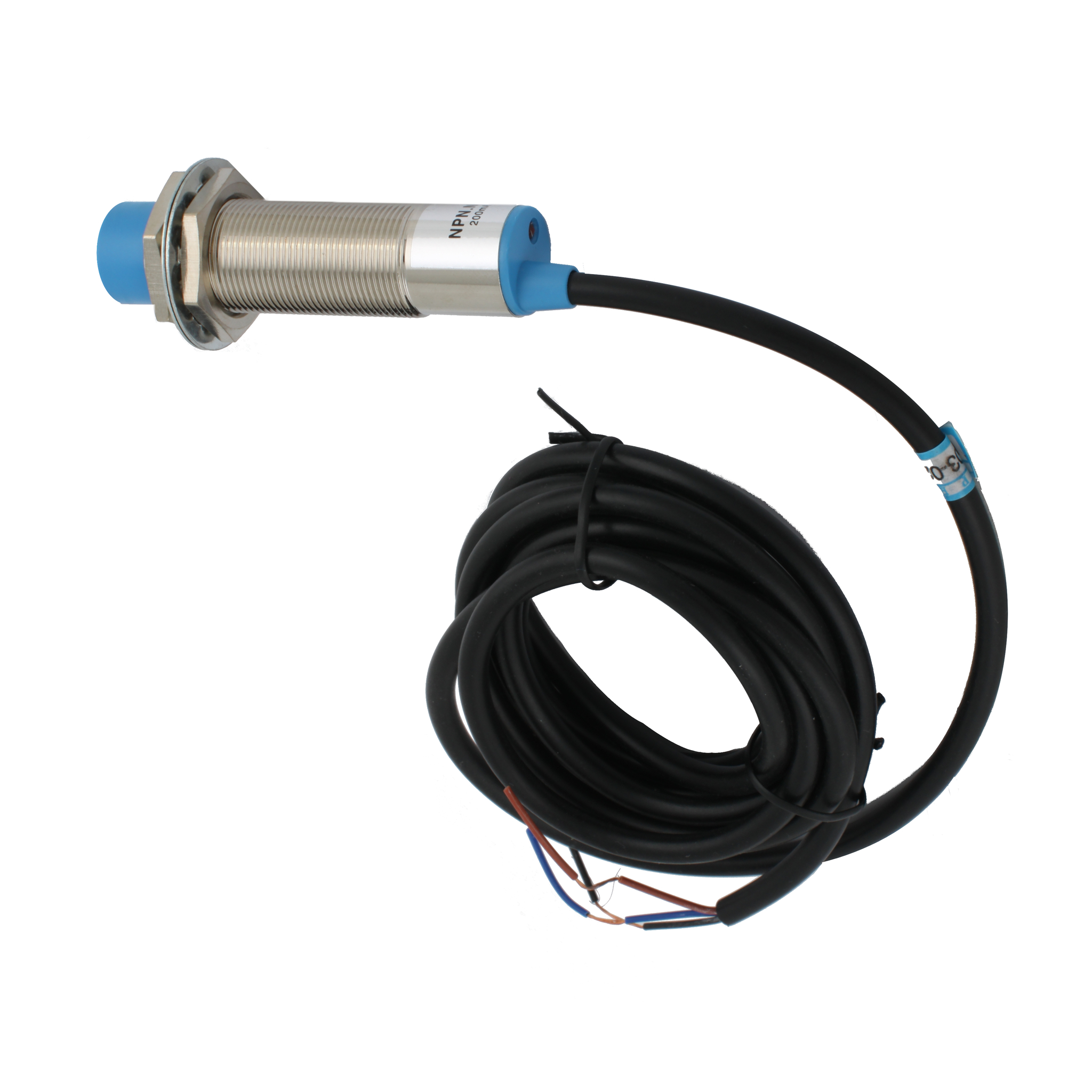 INNOCONT Емкостный датчик, M18x1, L=71 мм, зона срабатывания 10 мм, -25 +60 С, 12…24 VDC, IP65, выход: NPN NO, макс. ток 200 мА, кабель 2 м SC-18N10C