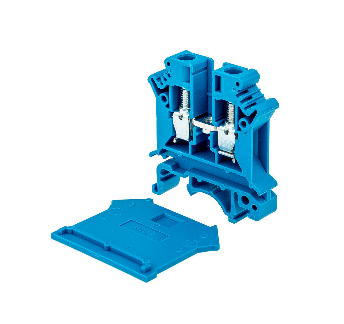 Заглушка для одноуровневых винтовых клемм, синяя (уп. 20 шт.)